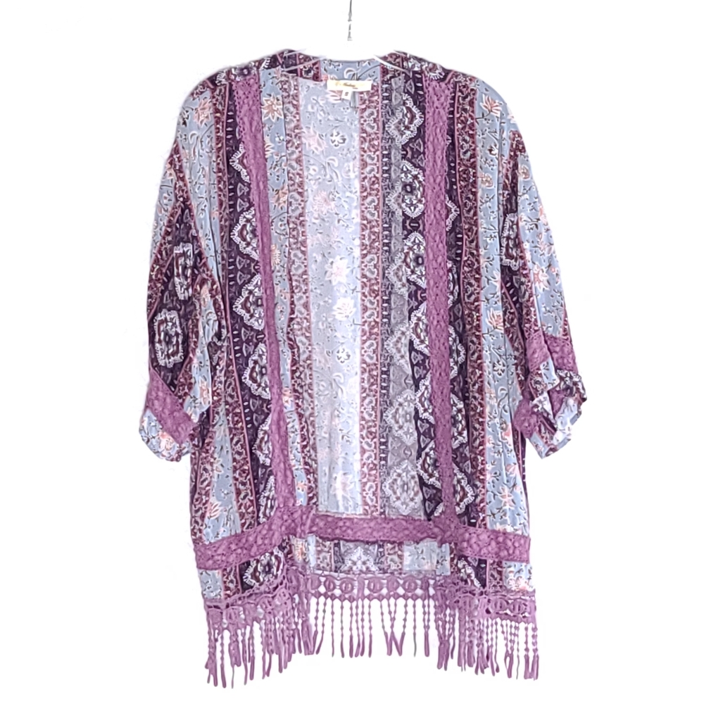 Andree kimono Lavander and Pink Size S - Picture 3 of 5